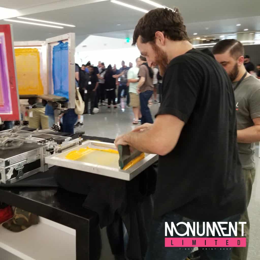 Live printing with monument limited